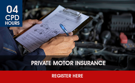Private Motor Car Insurance

<br><br>(Online Learning via SCI ONLINE Global Classroom.) 