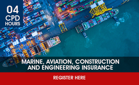 Marine, Aviation, Construction and Engineering Insurance

<br><br>(Online Learning via SCI ONLINE Global Classroom.)  
