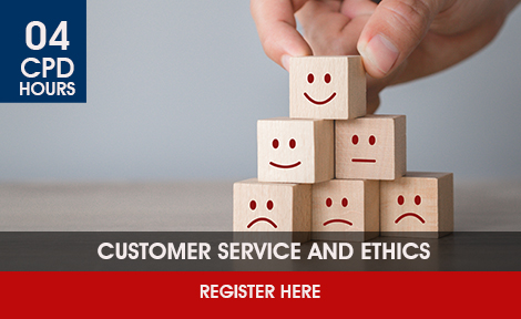 CILA4 Customer Service and Ethics

<br><br>(Online Learning via SCI ONLINE Global Classroom.) 