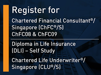 Register for ChFC/S, DLI, CLU/S